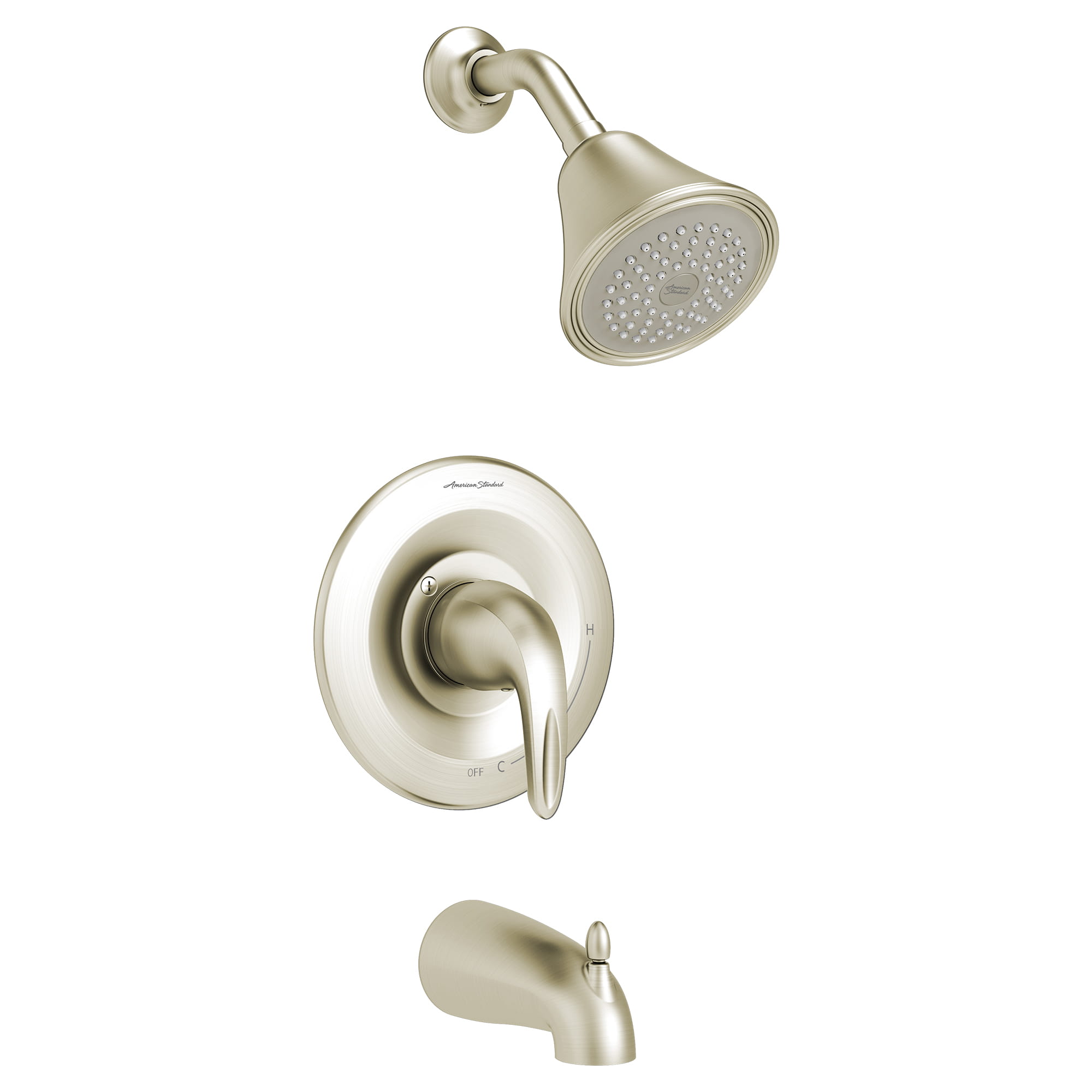 Reliant 3® 2.5 gpm/9.5 L/min Tub and Shower Trim Kit With Showerhead, Double Ceramic Pressure Balance Cartridge With Lever Handle